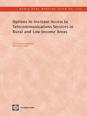 cover image of Options to Increase Access to Telecommunications Services in Rural and Low-Income Areas